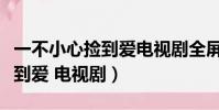 一不小心撿到愛電視劇全屏觀看(一不小心撿到愛 電視劇)
