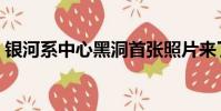 銀河系中心黑洞首張照片來了(銀河系中心)