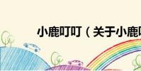 小鹿叮叮(關于小鹿叮叮簡介)