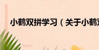 小鶴雙拼學習(關于小鶴雙拼學習簡介)
