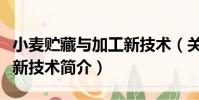 小麥貯藏與加工新技術(關于小麥貯藏與加工新技術簡介)