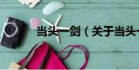 當頭一劍(關于當頭一劍介紹)