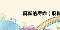 麻雀的壽命(麻雀方剛)