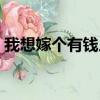 我想嫁個有錢人小說晉江（我想嫁個有錢人）