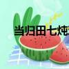 當歸田七燉雞（關于當歸田七燉雞介紹）