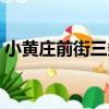小黃莊前街三條（關于小黃莊前街三條簡介）