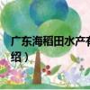 廣東海稻田水產有限公司（關于廣東海稻田水產有限公司介紹）