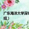 廣東海洋大學深圳研究院（關于廣東海洋大學深圳研究院介紹）