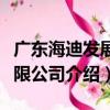 廣東海迪發展有限公司（關于廣東海迪發展有限公司介紹）