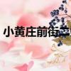 小黃莊前街二條（關于小黃莊前街二條簡介）