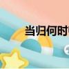 當歸何時歸（關于當歸何時歸介紹）