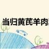 當歸黃芪羊肉羹（關于當歸黃芪羊肉羹介紹）