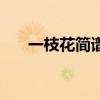 一枝花簡譜教唱完整版（一枝花簡譜）