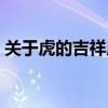 關于虎的吉祥成語大全（關于虎的吉祥成語）