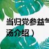 當歸黨參益氣理血湯（關于當歸黨參益氣理血湯介紹）