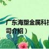 廣東海塑金屬科技有限公司（關于廣東海塑金屬科技有限公司介紹）