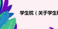 學生枕(關于學生枕介紹)