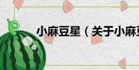 小麻豆星(關于小麻豆星簡介)