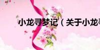 小龍尋夢記(關于小龍尋夢記簡介)
