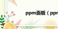 ppm面板(ppmm)
