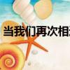 當我們再次相遇（關于當我們再次相遇介紹）