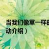當我們像草一樣的風中顫動（關于當我們像草一樣的風中顫動介紹）