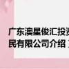廣東澳星俊匯投資移民有限公司（關于廣東澳星俊匯投資移民有限公司介紹）