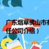 廣東煙草佛山市有限責任公司（關于廣東煙草佛山市有限責任公司介紹）