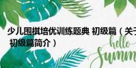 少兒圍棋培優訓練題典 初級篇(關于少兒圍棋培優訓練題典 初級篇簡介)