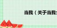 當我(關于當我介紹)