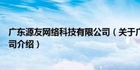 廣東源友網絡科技有限公司(關于廣東源友網絡科技有限公司介紹)