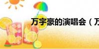 萬宇豪的演唱會(萬宇psp)