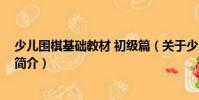 少兒圍棋基礎教材 初級篇(關于少兒圍棋基礎教材 初級篇簡介)