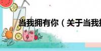 當我擁有你(關于當我擁有你介紹)