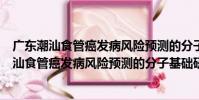 廣東潮汕食管癌發病風險預測的分子基礎研究(關于廣東潮汕食管癌發病風險預測的分子基礎研究介紹)