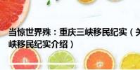 當驚世界殊:重慶三峽移民紀實(關于當驚世界殊:重慶三峽移民紀實介紹)
