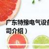 廣東特豫電氣設備有限公司（關于廣東特豫電氣設備有限公司介紹）