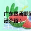 廣東煲湯鯽魚木瓜湯（關于廣東煲湯鯽魚木瓜湯介紹）