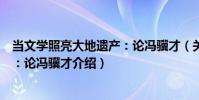當文學照亮大地遺產:論馮驥才(關于當文學照亮大地遺產:論馮驥才介紹)