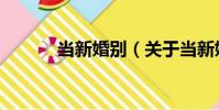 當新婚別(關于當新婚別介紹)