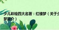 少兒彩繪四大名著:紅樓夢(關于少兒彩繪四大名著:紅樓夢簡介)