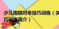 少兒圍棋對殺技巧訓練(關于少兒圍棋對殺技巧訓練簡介)