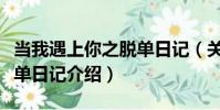 當我遇上你之脫單日記(關于當我遇上你之脫單日記介紹)