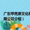 廣東甲殼原文化科技有限公司（關于廣東甲殼原文化科技有限公司介紹）