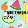 廣東珠江電線電纜有限公司（關于廣東珠江電線電纜有限公司介紹）