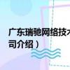 廣東瑞馳網絡技術有限公司（關于廣東瑞馳網絡技術有限公司介紹）