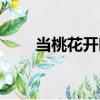 當桃花開時（關于當桃花開時介紹）