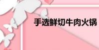 手選鮮切牛肉火鍋(手選)