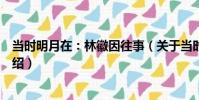 當時明月在:林徽因往事(關于當時明月在:林徽因往事介紹)