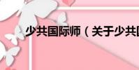 少共國際師(關于少共國際師簡介)